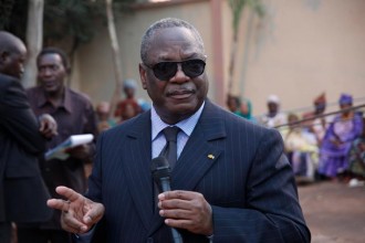 Présidentielle Mali : IBK en campagne électorale au camp militaire de Nioro du Sahel